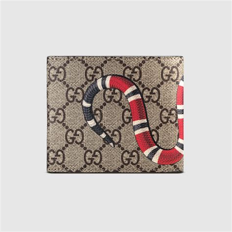 gucci mens wallet supreme|Gucci wallet snake original.